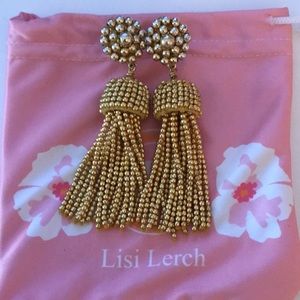 Lisi Lerch Gold Tassel Earrings